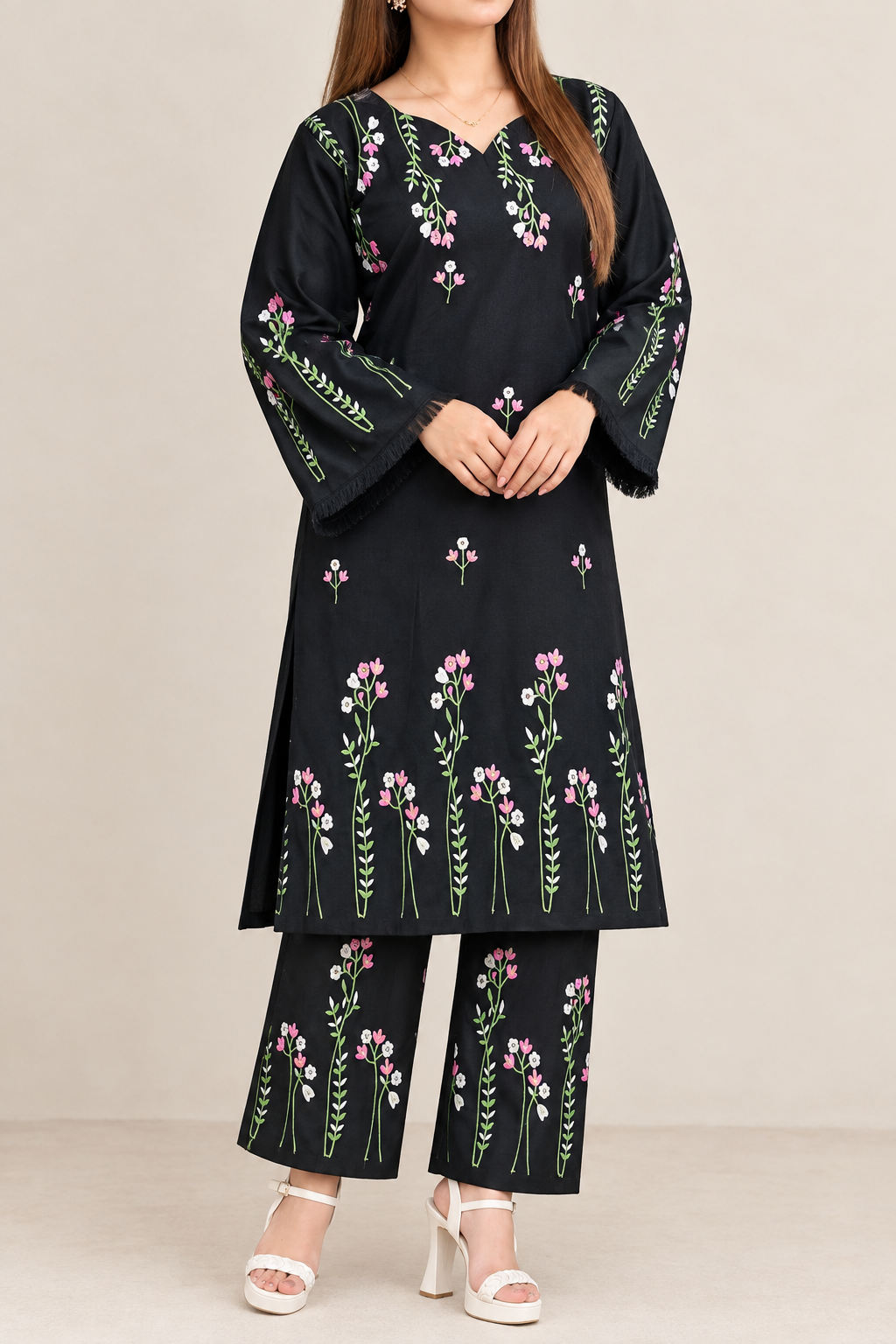 Hem and trouser detail